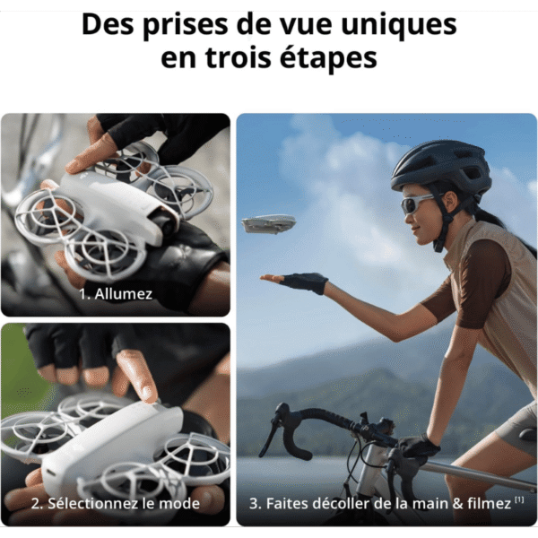 Drone ultra-compact – DJI – Neo Fly More Combo – 135g, accessoires inclus, capture cinématographique, Vidéo 4K Ultra HD – Image 2