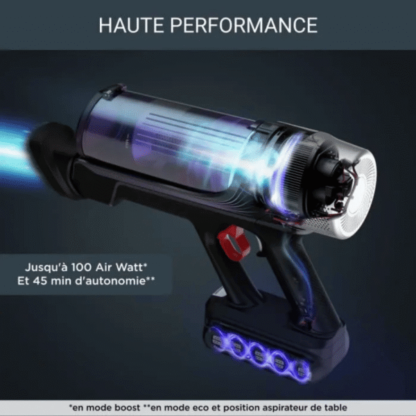 ROWENTA X-Force Flex 9.60 Allergie Aspirateur balai sans fil multifonction, Tube Flex, Performant, Léger, Batterie amovible RH2038WO – Image 3