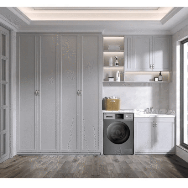 Lave-linge hublot CONTINENTAL EDISON CELL8140IS – 8 kg – Moteur induction – Largeur 60 cm – 1400 trs/min -Silver – Image 6