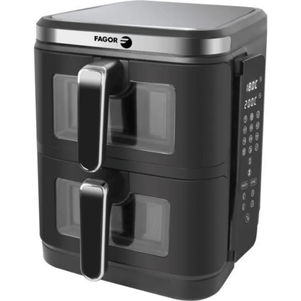 Friteuse sans huile FAGOR – Airfryer FGD11 – Capacité 11L – Double cuves 5,5 L – 12 programmes de cuisson – 2800W – Image 6