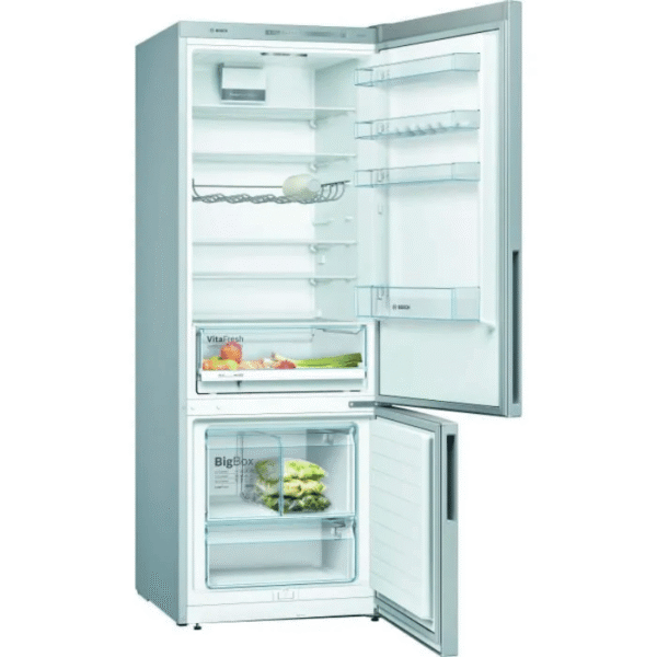BOSCH KGV58VLEAS - Réfrigérateur combiné - 500 L (376 L + 124 L) - Froid low frost grande capacité- L 70 x H 191 cm - Inox – Image 3