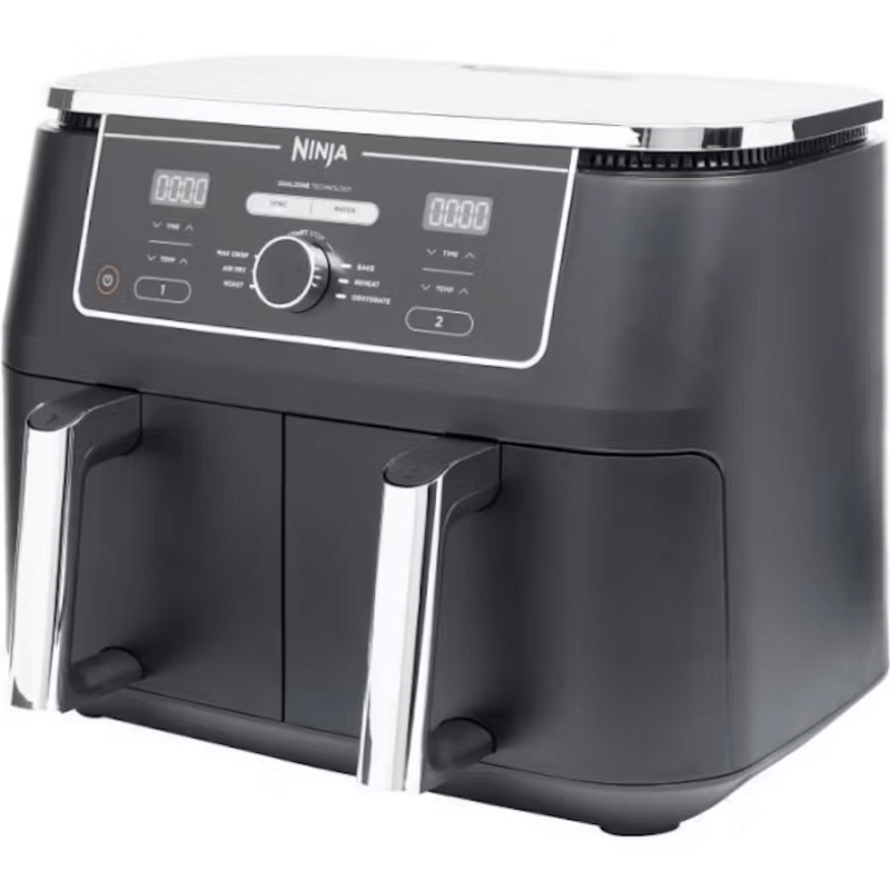 Friteuse Electrique sans huile Dual Zone Foodi Max – AF400EU – 2470W – 9,5L – 2 tiroirs de cuisson – 6 modes de cuisson prédéfinis usage non-intens
