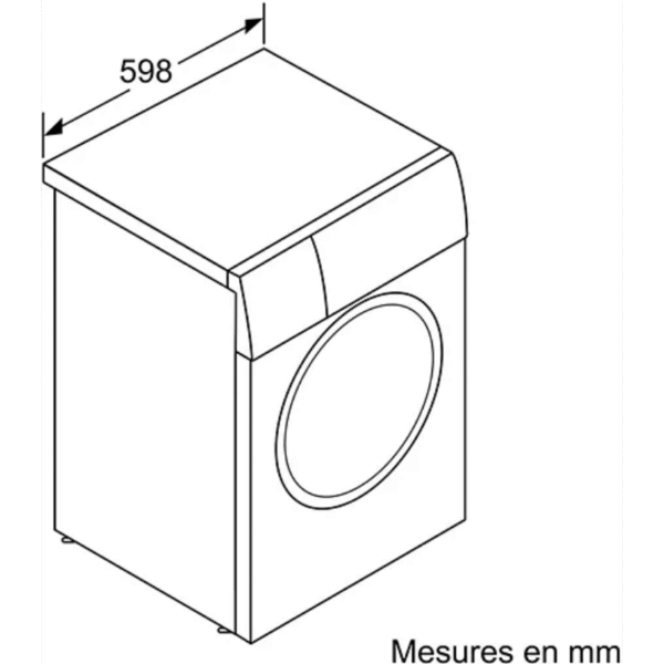 Lave linge hublot BOSCH WAN2828SFR Serenity Série 4 – Image 4