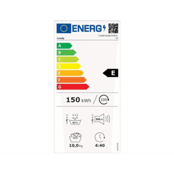 CANDY - Sèche linge Condensation CSOEH10A2TREX-47 – Image 2