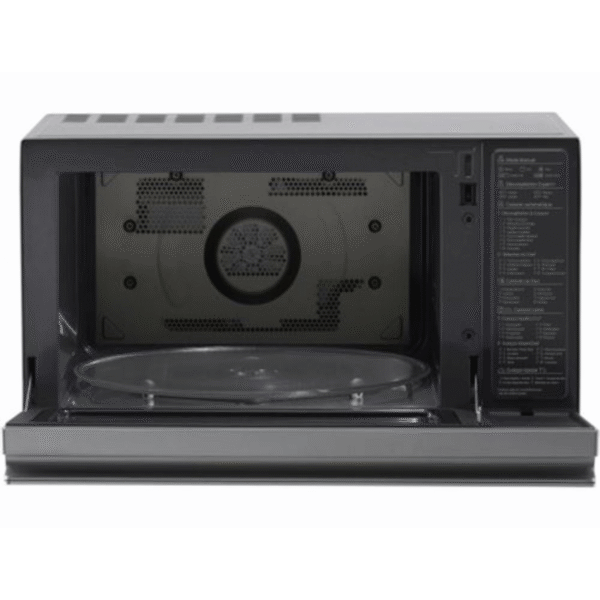 Micro-ondes combiné posable LG MJ3965ACS 1100 W Gris – Image 2
