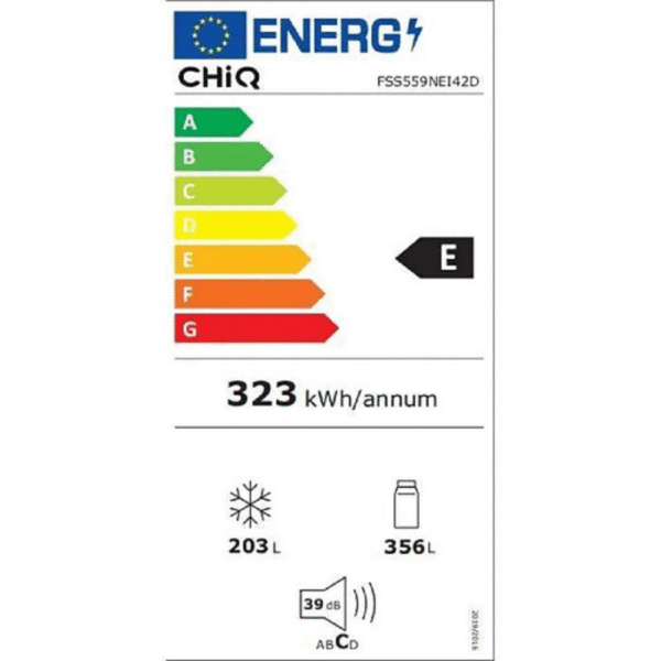 CHiQ FSS559NEI42D -  Réfrigérateur Américain – Image 4