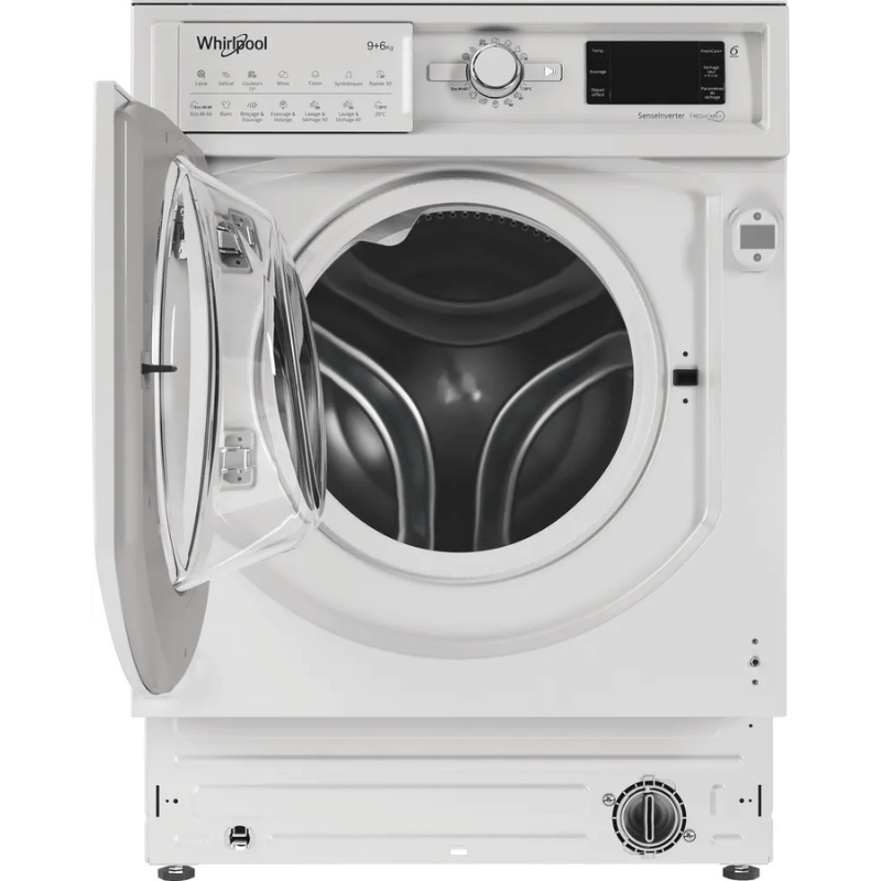WHIRLPOOL - Lave-linge séchant encastrable 9kg - FreshCare - BIWDWG961485FR – Image 4